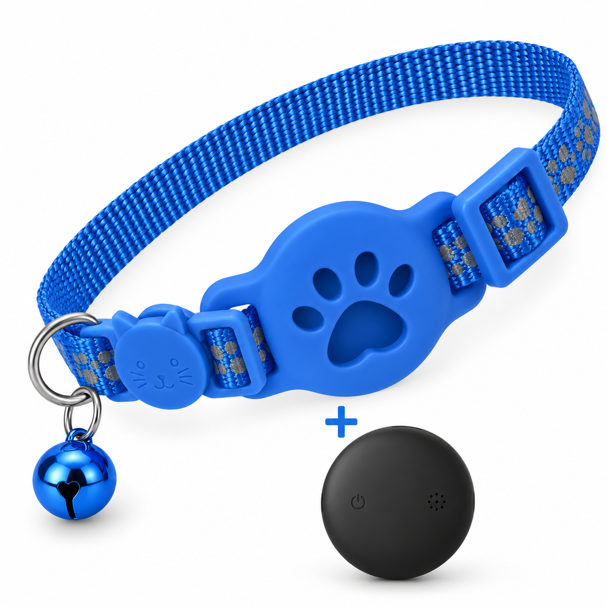 Neko Katzenhalsband in Blau mit Tracker
