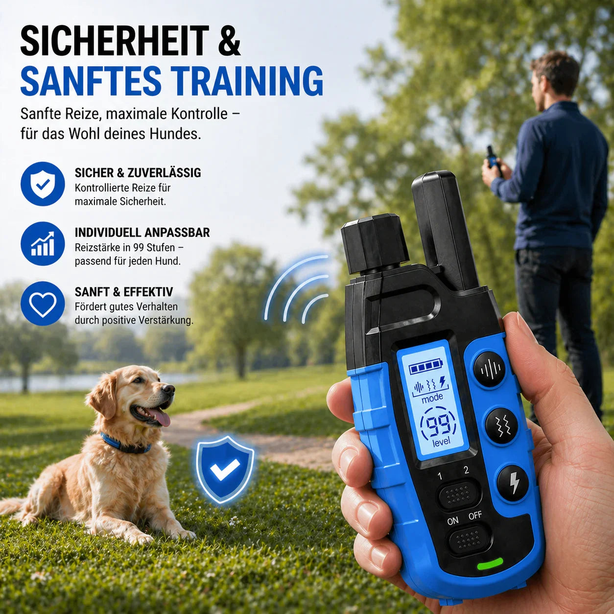 Alpha Fernbedienung mit LCD Display