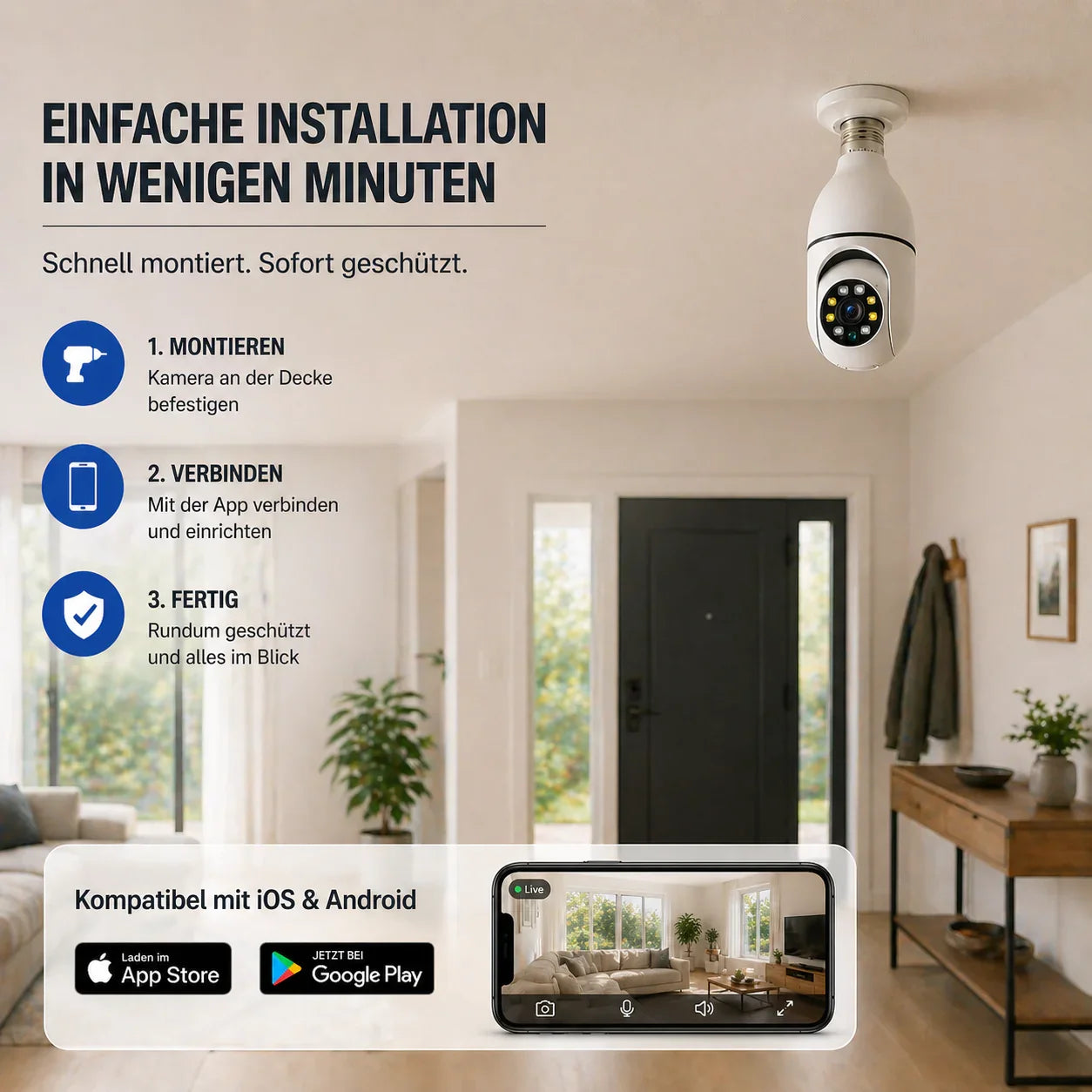 Viglo Nachtsicht Funktion im Dunkeln