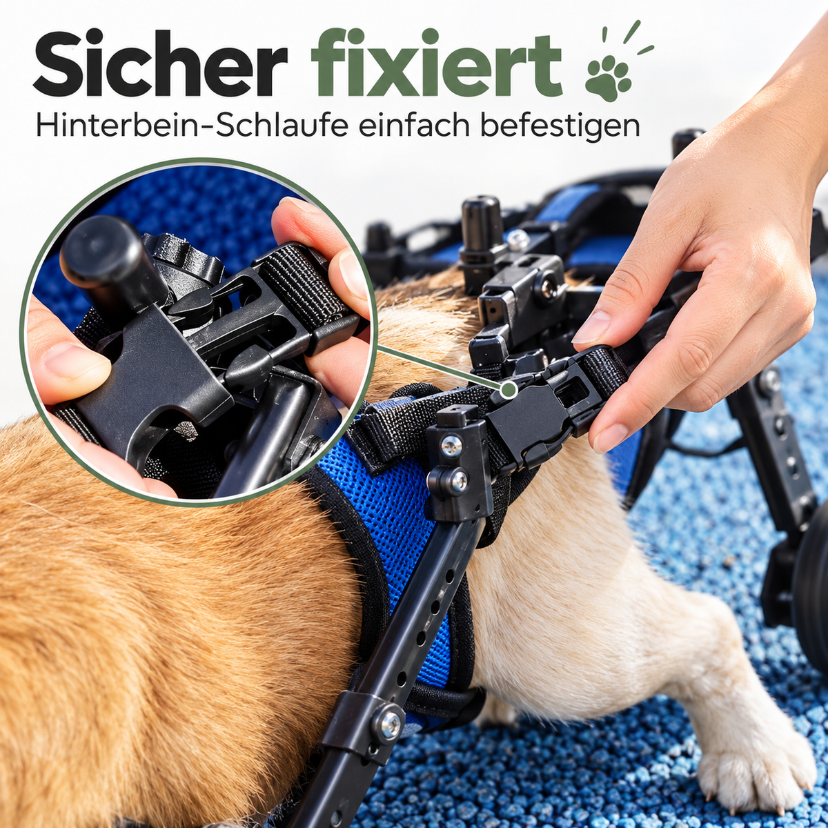 Passo – Hunderollstuhl für kleine Hunde & Katzen