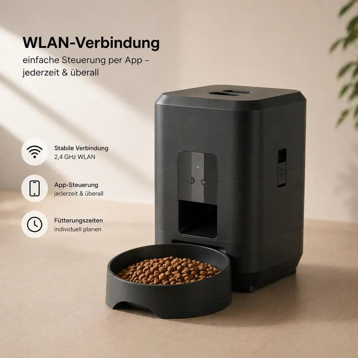 Cura Smart Edelstahl Napf abnehmen reinigen